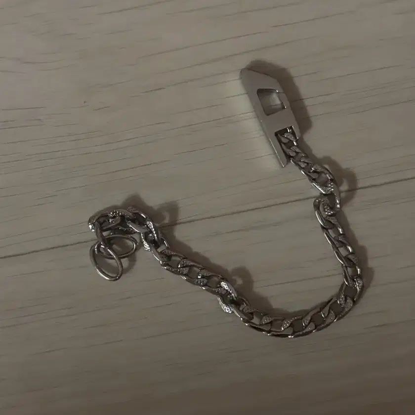 DIESEL | 디젤 Diesel Bracelet Chain D Logo Silver DX1496040