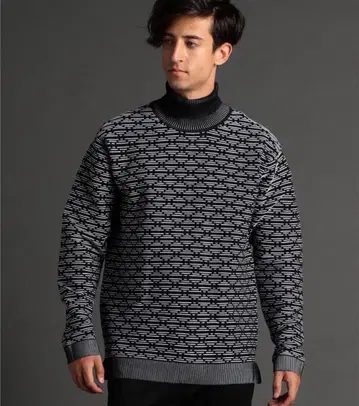 니콜 터틀넥 니트 남성용 L 사이즈