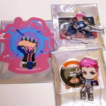 오버워치 팝업 자리아 아크릴 스탠드 스티커