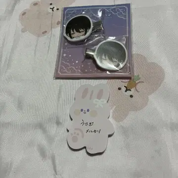 마법사의 약속 마호야쿠 화이트 아크릴 헤어 클립 오야스미 시리즈