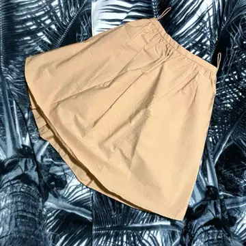 새상품급 CARVEN 칼벤 플레어 미디 스커트 페일 오렌지