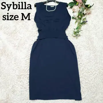Sybilla 시빌라 허리 절개 라인 썸머 니트 원피스