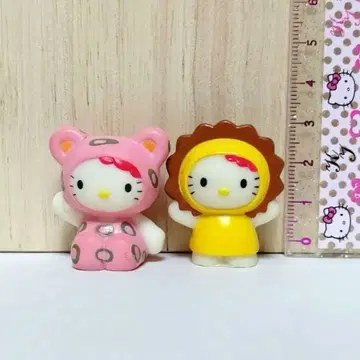 HELLO KITTY 소프트 비닐 애니멀 키티 2001 손가락 인형