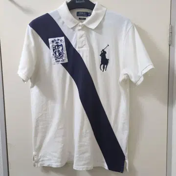 Ralph Lauren 빅 포니 피케 셔츠 화이트 XL