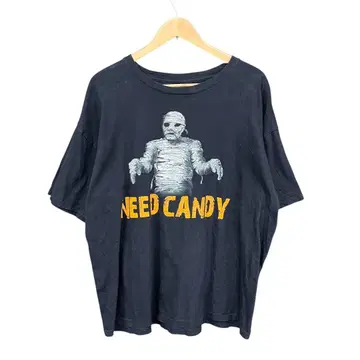 NEED CANDY 미라 티셔츠 블랙 XL USA 구제 의류