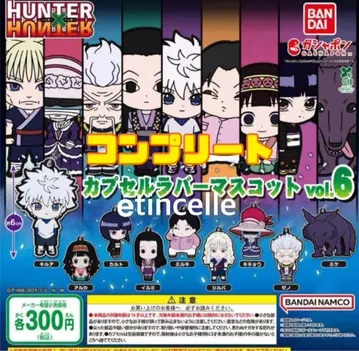 HUNTER x HUNTER 캡슐 러버 마스코트 vol.6 컴프 전9종