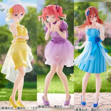 신상 무료배송 3개 세트 Trio 파스텔 드레스 나카노 이치카 니노 미쿠