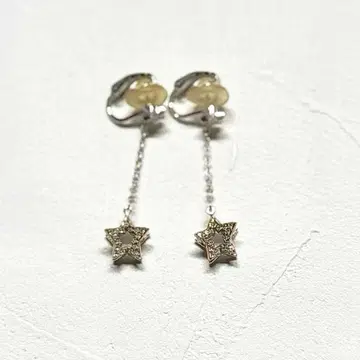SWAROVSKI 별 모티브 드롭 귀걸이