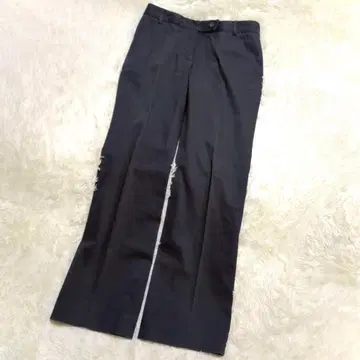 휴먼 우먼 슬랙스 (M) 다크 네이비 스트레이트 센터 프레스 수트