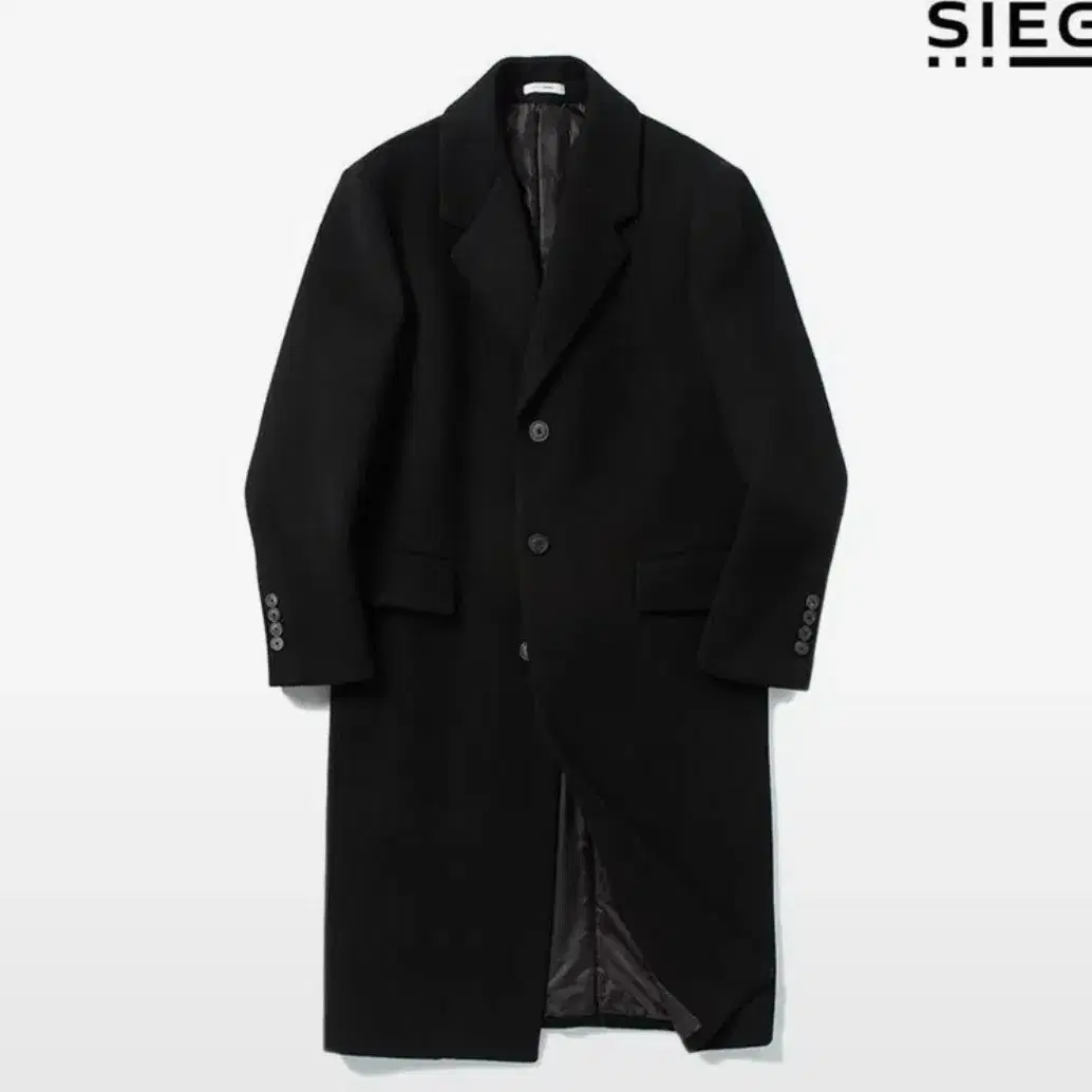 Zike Black Maxi Chester Coat (PDHAX7005) on Bunjang Global Site.