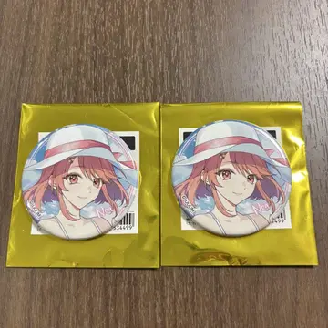 컬러풀 피치 히라카타 파크 캔뱃지 카라피치 여름방학 노아 2개 세트