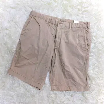 유니클로 하프 팬츠(L) 치노 베이지 코튼 숏 팬츠 캐주얼