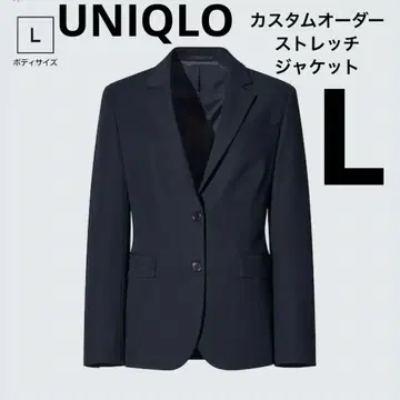 유니클로 스트레치 자켓 커스텀 오더 L 사이즈 정가 9990엔