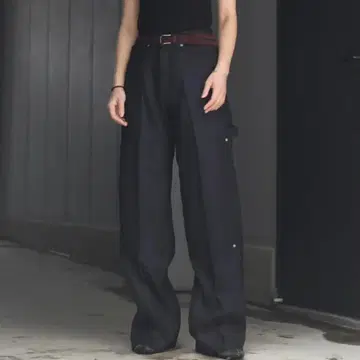 DAIRIKU 페인터 팬츠 25 SS (Black) M 사이즈