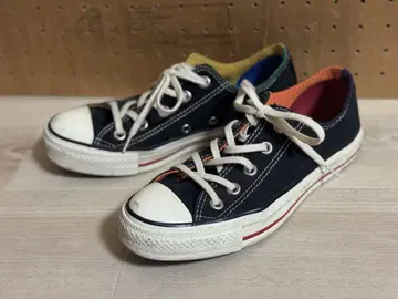 CONVERSE ALL STAR 블랙 안쪽 멀티 컬러 24cm