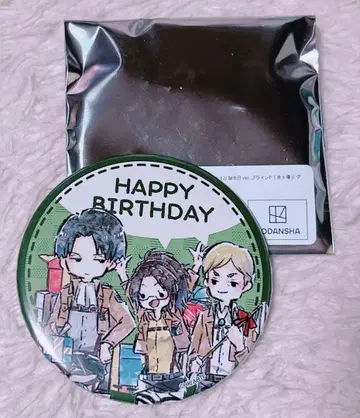 새상품 진격의 거인 그래프아트 리바이 생일 캔뱃지