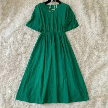 DRESSTERIOR 드레리어 큐프라 면 절개 원피스