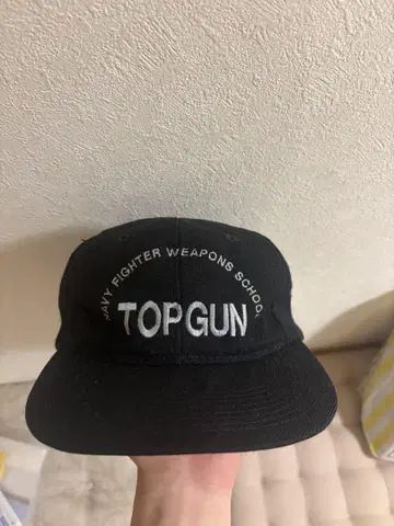 90년대 TOPGUN 블랙 캡