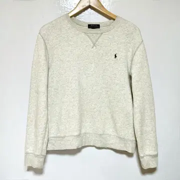 Polo Ralph Lauren 포니 로고 자수 얇은 맨투맨 티셔츠
