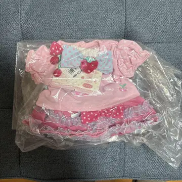 마더 가든 우사모모 M 사이즈 핑크 프릴 드레스 헤어밴드 포함