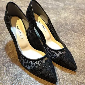 [새상품급] 다이애나 블랙 힐 23.5cm 높이 5cm