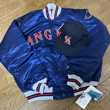 90년대 MLB 캘리포니아 엔젤스 새틴 자켓 L 사이즈