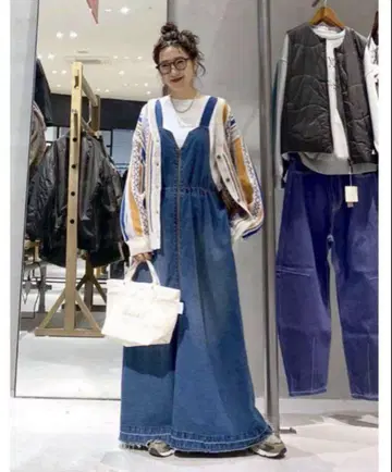 nikoand 니코안드 misayo 콜라보 WAY 데님 점퍼 스커트