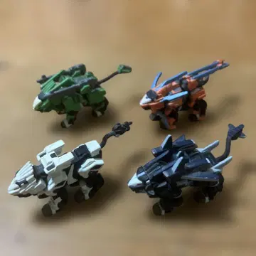 ZOIDS 조이드 미니 피규어 4체 세트 라이거 제로