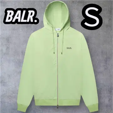 택 포함 새상품 BALR. 보러 Q-SERIES 나일론 후드티 그린