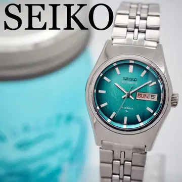 270 SEIKO 여성용 시계 오토매틱 조이풀 그린 컷 유리