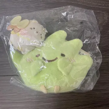 스미코구라시 잡초와 요정의 꽃밭 찾아냈다 봉제 인형 잡초 & 고양이