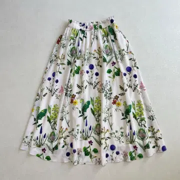 LOULOU willoughby 스프링 가든 개더 스커트 꽃무늬