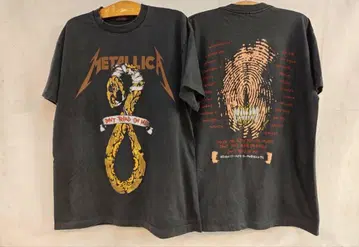 METALLICA 티셔츠 블랙