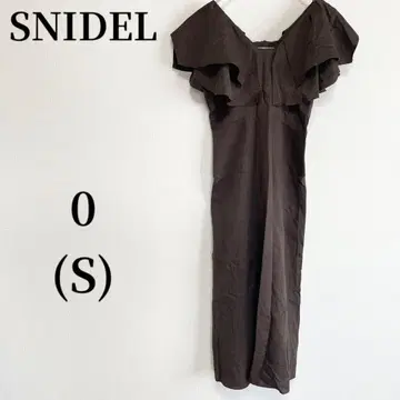 스나이델 프릴 슬리브리스 롱 원피스 [0] S 상당 시크 엘레강트