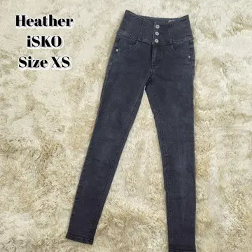 Heather iSKO 하이 웨스트 스키니 데님 팬츠