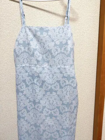 레이스 패턴 원피스 유카타