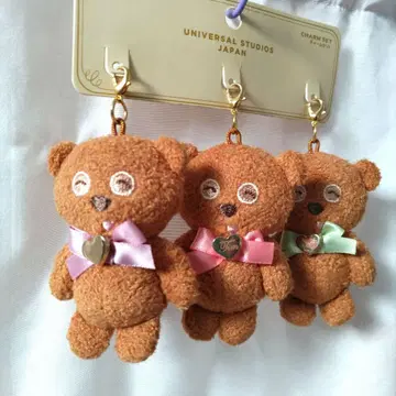 [새상품] USJ 유니버셜 팀 봉제 인형 참 세트 MISAMO