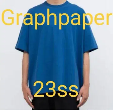 Graphpaper 23ss 오버 사이즈 T셔츠 파랑