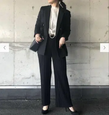 유니클로 더블 자켓 블랙 L 사이즈