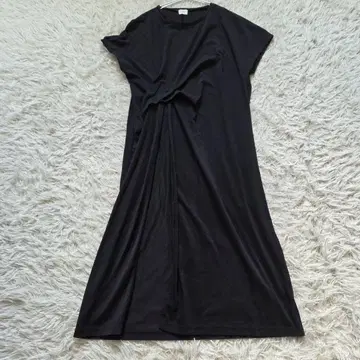 MANOF 롱 원피스 티셔츠 슬릿 턱 허리 핀치