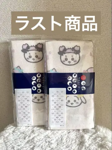치이카와 타월 손수건 리본 치이카와 타월