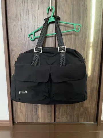 휠라 블랙 보스턴 백 스포츠 가방 포켓 멀티 신발 수납 대용량
