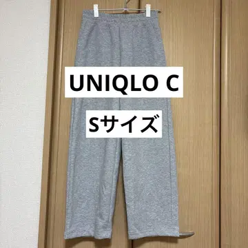 [ UNIQLO ] 맨투맨 와이드 팬츠 S 사이즈 그레이