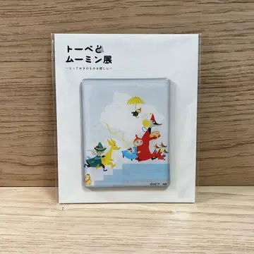 [미사용 새상품] 토베 얀손과 무민 전시회 moomin 마그넷 무민 블루