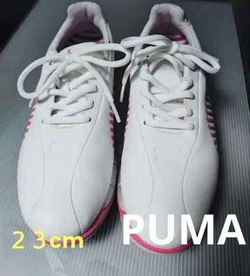 푸마 23cm 골프화 화이트/핑크