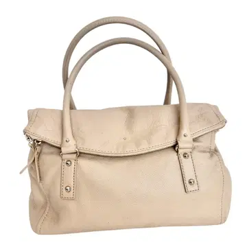 kate spade 케이트 스페이드 핸드백 가죽 베이지 (접이식)