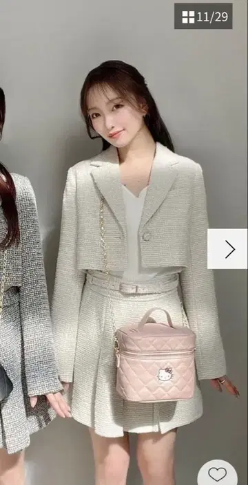 키티 리젝시 베니티 숄더백 핑크