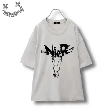 VINTAGE UNISEX BIG CUTSEW NieR 티셔츠