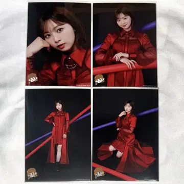 히나타자카46 토미타 스즈카 브로마이드 빨간색 의상 컴프