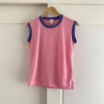 VINTAGE 구제 의류 80s 탱크탑 슬리브리스 TEE CITYSHOP